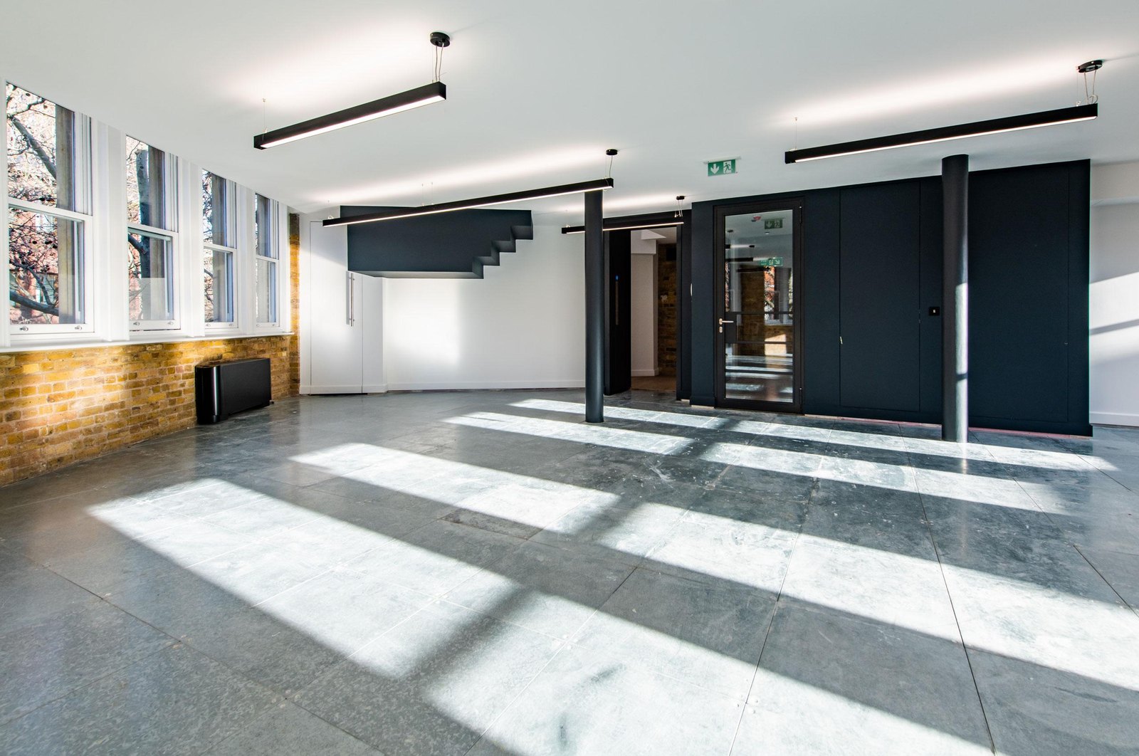 Completed commercial floor