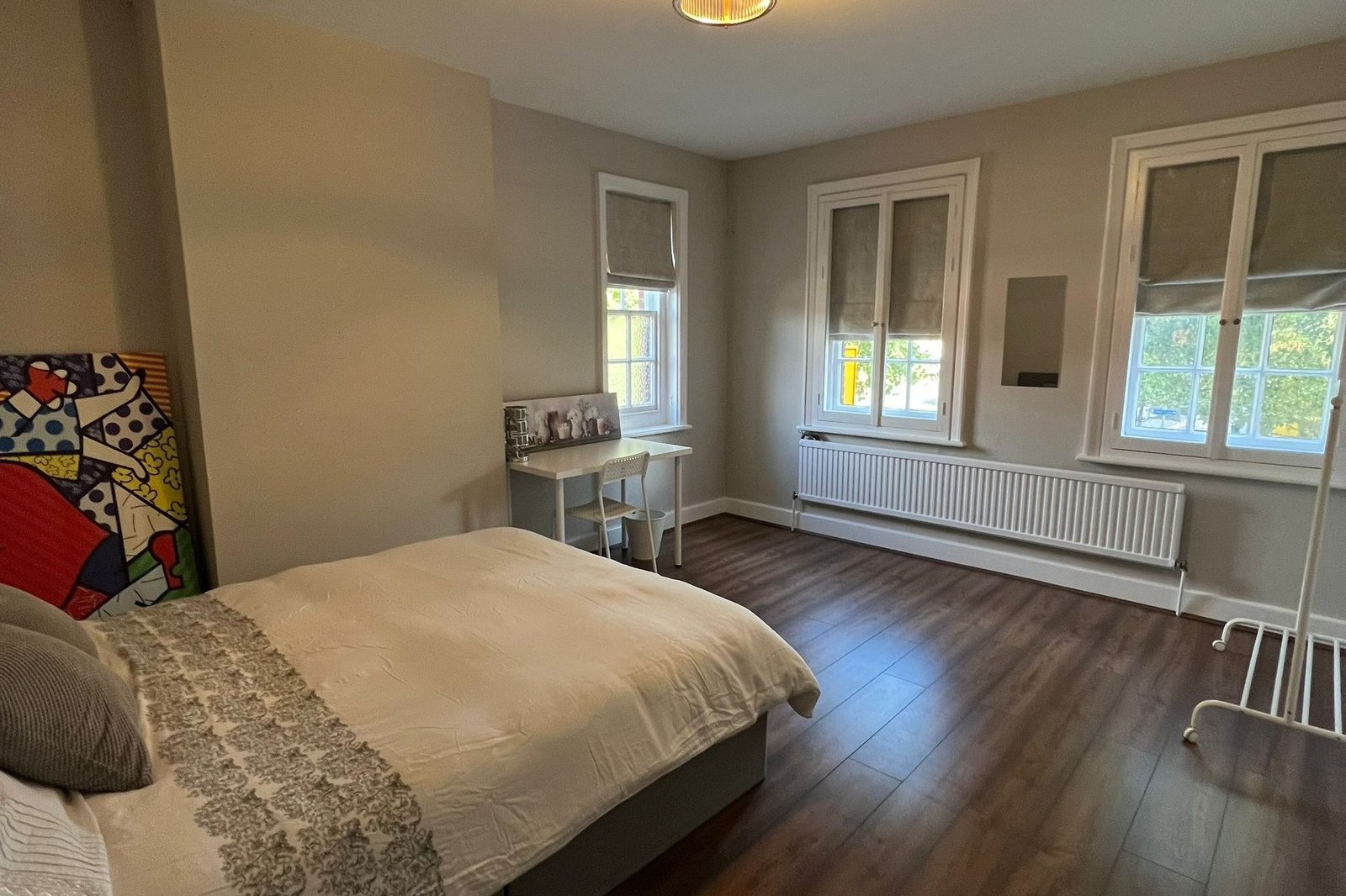Completed bedroom after refurbishment